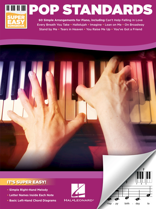 Title details for Pop Standards--Super Easy Songbook by Hal Leonard Corp. - Wait list